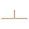 Ekena Millwork Portland Smooth Timber Gable Bracket, Douglas Fir, 72"W x 24"H x 3 1/2"D x 3 1/2"F, 8/12 Pitch GBW072X24X0404POR00SDF - alternate 1